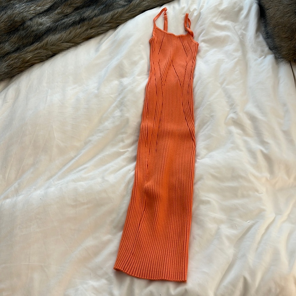 Orange dress